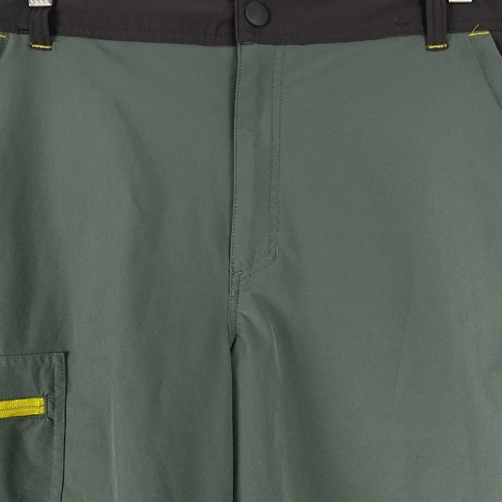 L.L. Bean‎ Board Shorts Men's Size 38W Green Nylon Blend Paddle SW-1748
